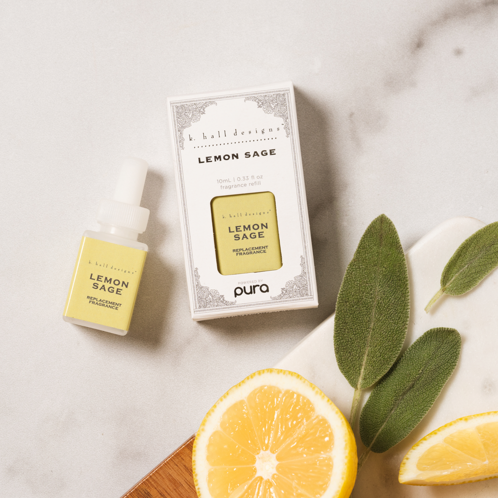 Lemon Sage Home Fragrance Diffuser Oil Powered by Pura