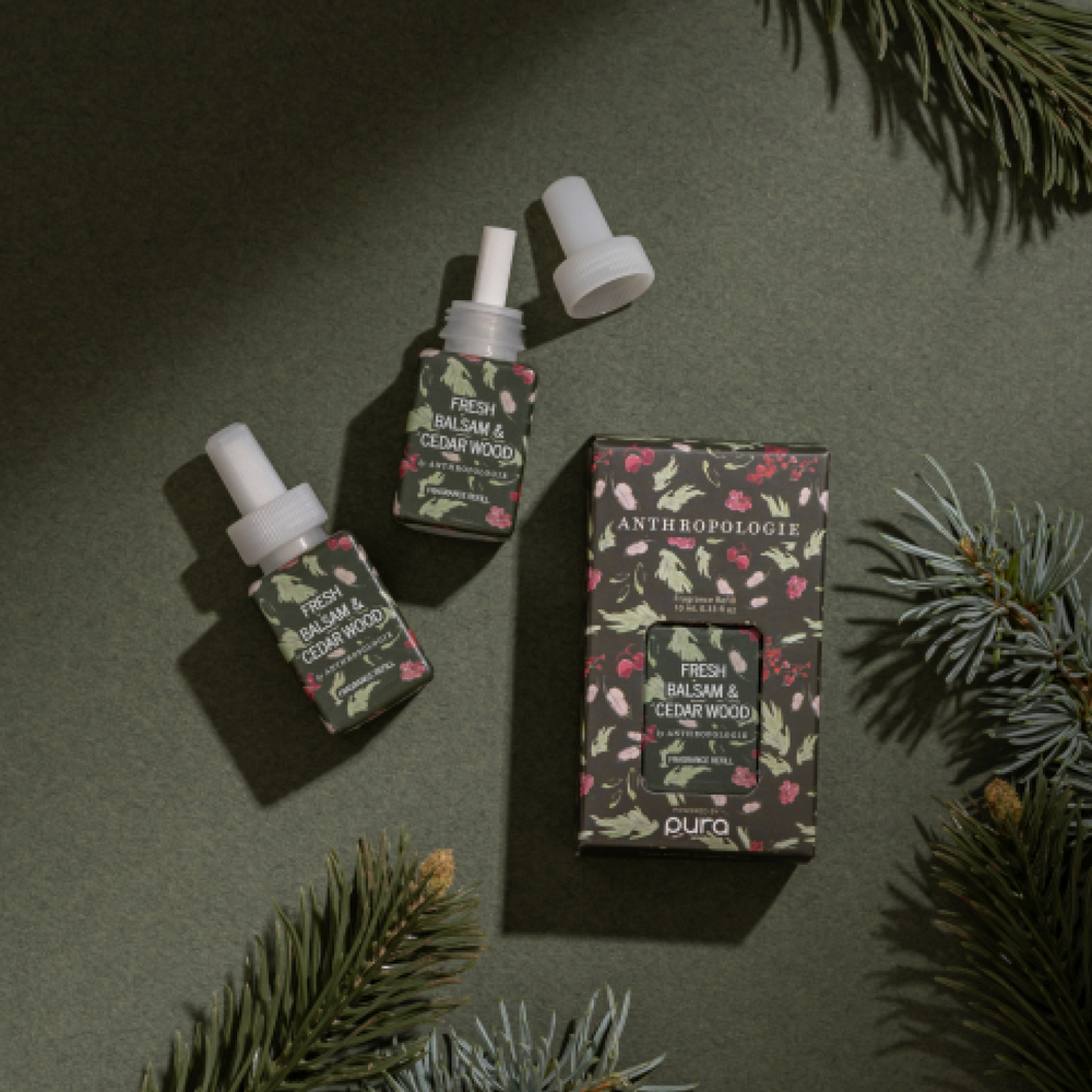 Fresh Balsam & Cedarwood Home Fragrance Diffuser Oil Powered by Pura