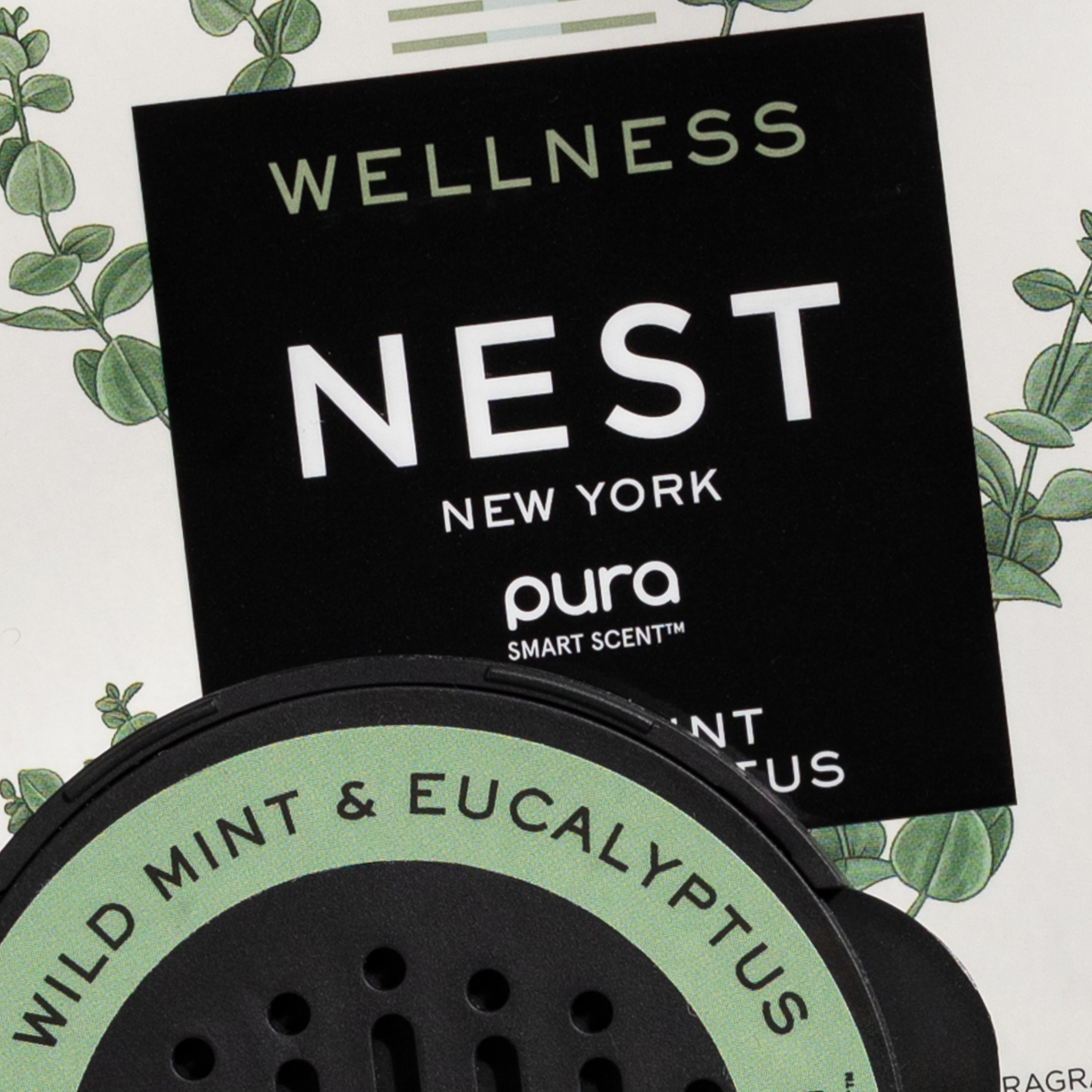 NEST New York Wild Mint & Eucalyptus Car Fragrance - Pura
