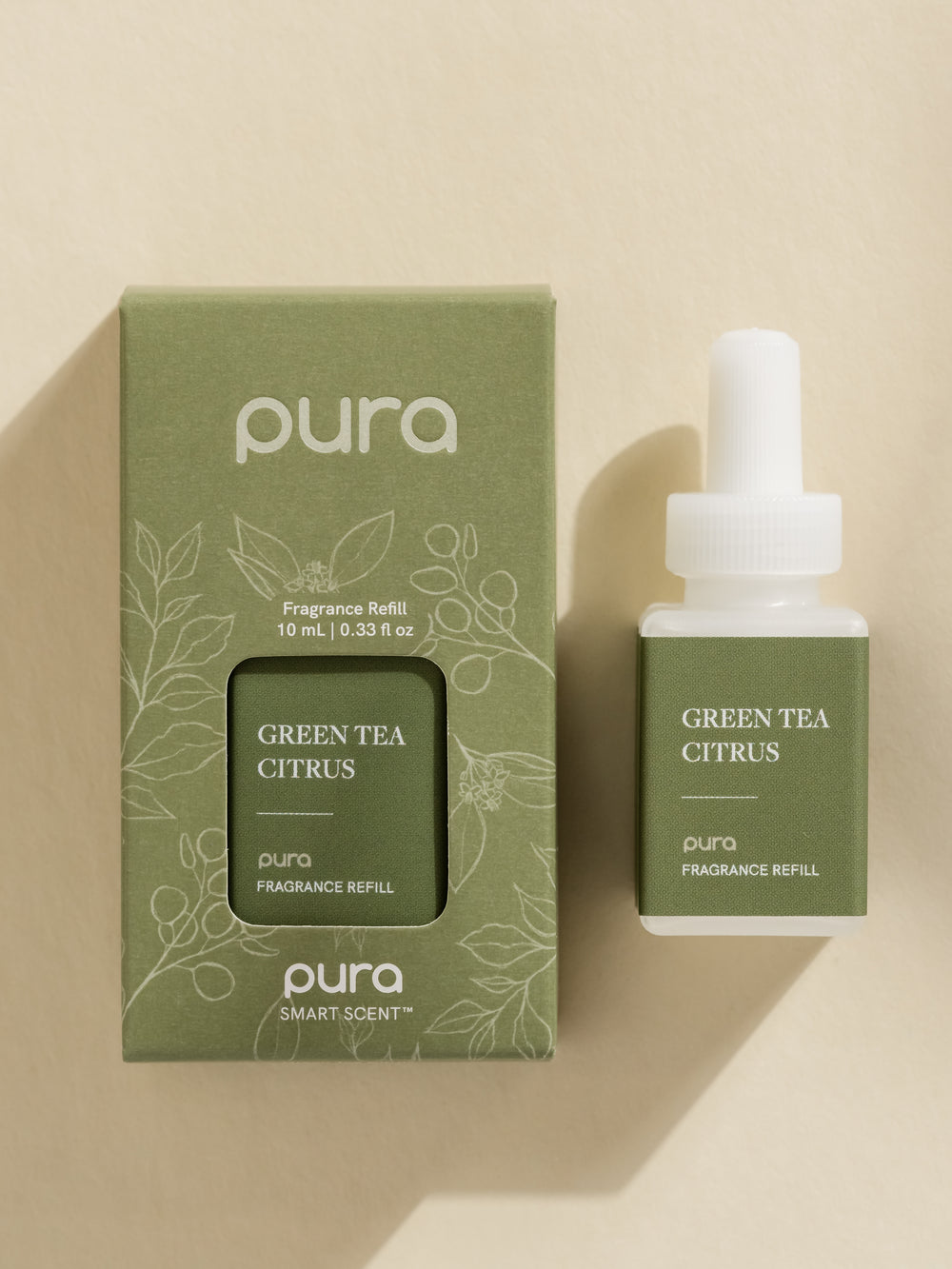 Pura Green Tea Citrus Fragrance Refill, 10ml